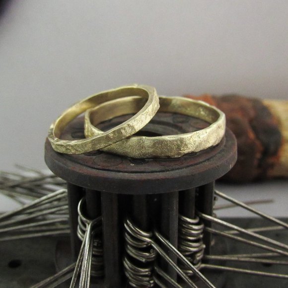 Wedding rings. 14k yellow gold Wedding rings for men/women.